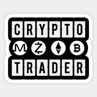 Cryptocurrency Crypto Trader Bitcoin Blockchain Sticker